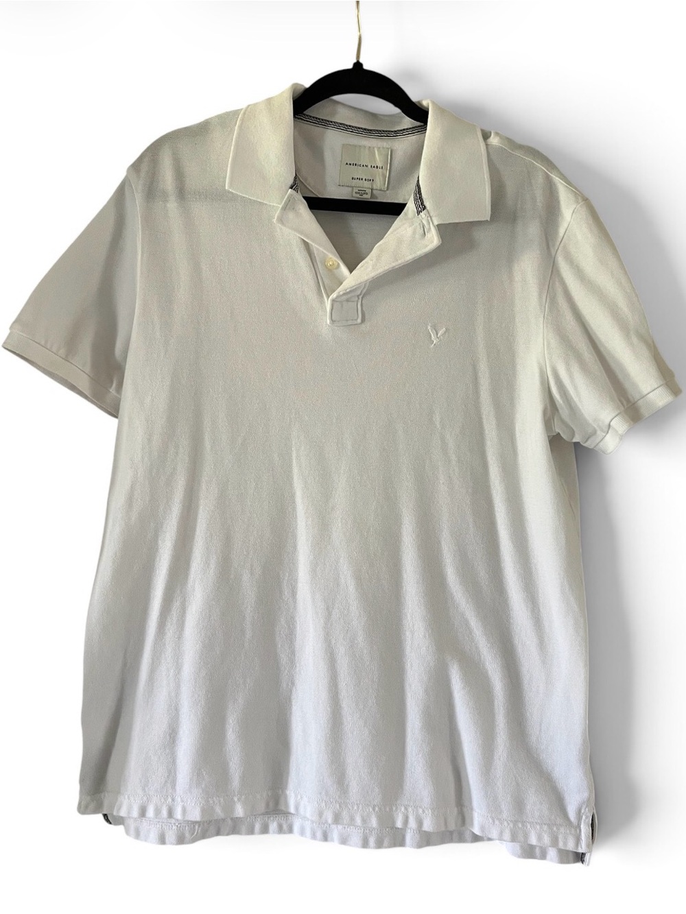 American Eagle Men’s White Polo Shirt